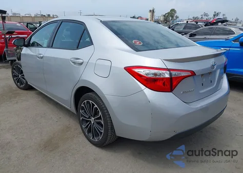 2016 Toyota Corolla S Plus z USA, uszkodzony, nr VIN 5YFBURHE3GP485641